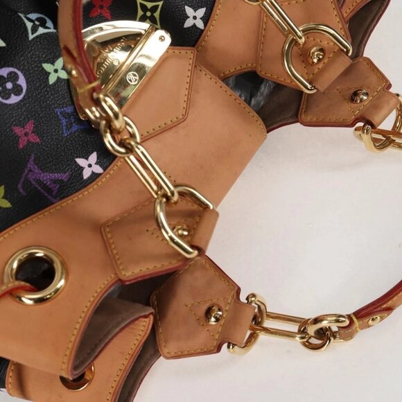 LOUIS VUITTON Monogram Multicolor Ursula Tote Bag Black M40124 LV Auth yk18891V - Picture 8 of 16